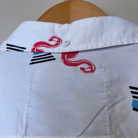 Broken Threads | NWOT Flamingo Button Up Shirt - Picture 5 of 8